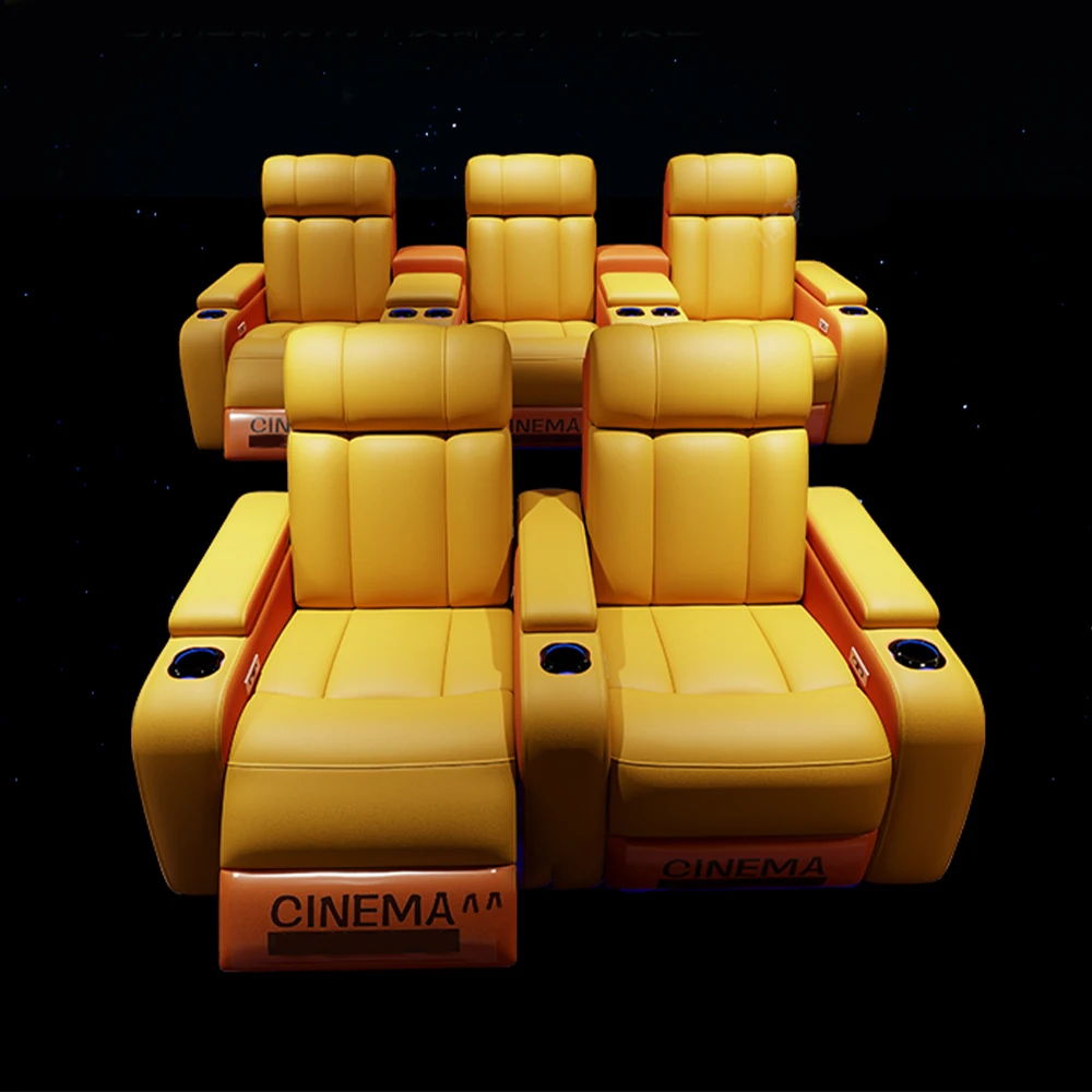 Home Cinema Chairs - MANBAS 고급형 전동 리클라이너 시네마 의자,