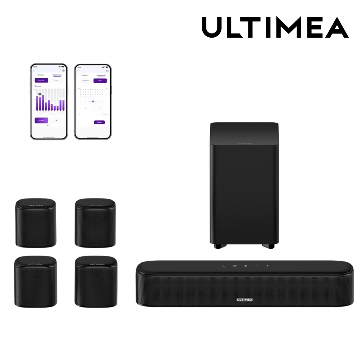 Home Cinema Tv - ULTIMEA 7.1 채널 사운드바 시스템 (TV용,