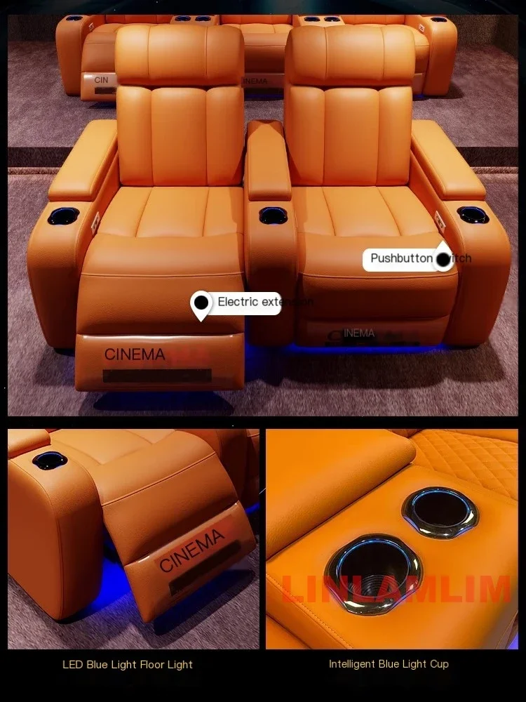 MANBAS 고급형 전동 리클라이너 시네마 의자, 컵  - Home Cinema Chairs 리뷰 및 가격