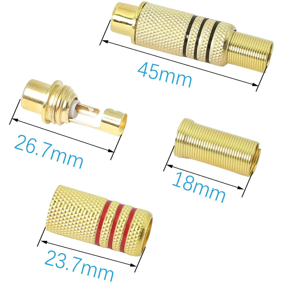 홈 시어터 스피커 앰프 시스템 AV 터미널용 4PCS  - Audio Home Cinema 리뷰 및 가격